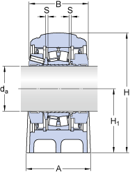Роликоподшипниковые узлы SYNT 100 L, SKF