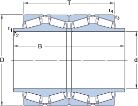 Конические роликоподшипники BT4B 328704 G/HA1, SKF