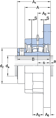 Роликоподшипниковые узлы FYR 2-18, SKF
