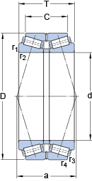 Конические роликоподшипники 331291 B, SKF