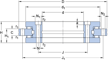 Цилиндрические роликоподшипники NRT 395 B, SKF